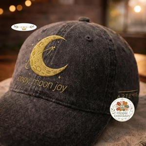Copy Moon Joy Embroidered Hat, Artemis II Space Cap