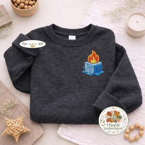 Embroidered Ice Melting Sweatshirt, Anti ICE Protest Top
