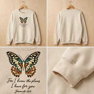 Embroidered Jeremiah 2911 Sweatshirt, Christian Faith Crewneck
