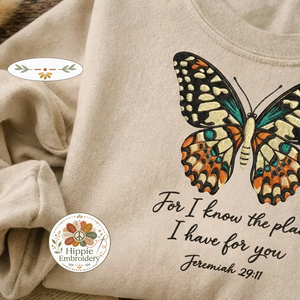 Embroidered Jeremiah 2911 Sweatshirt, Christian Faith Crewneck