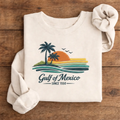 Anti Gulf of Mexico Embroidered Sweatshirt, Funny Political Crew