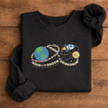 Artemis II Bead Bracelet Embroidered Sweatshirt, NASA Mission Crew