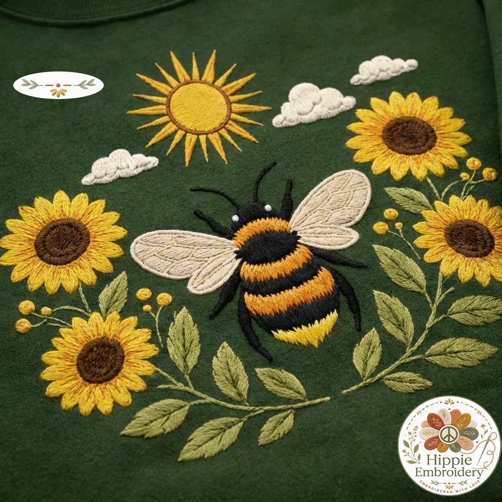 Camping Crew Embroidered Sweatshirt, Retro Camp Life Top