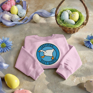 Certified Silly Goose Embroidered Sweatshirt, Funny Top
