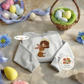 Chibi Jesus Hugging Bunny Sweatshirt, Kids Easter Faith Top