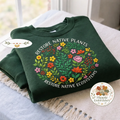 Comfort Colors Restore Native Plants Shirt, Botanical Wildflower Tee
