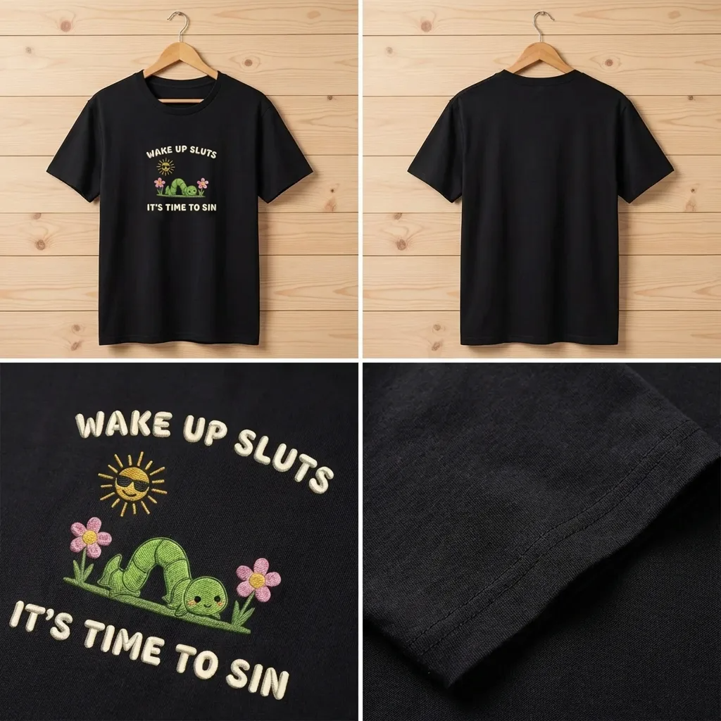Comfort Colors Wake Up Sluts Its Time To Sin Shirt, Sassy Tee