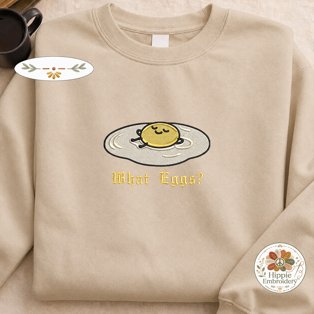 Custom Cat Name Embroidered Sweatshirt, Funny Fairy Kitten Crew