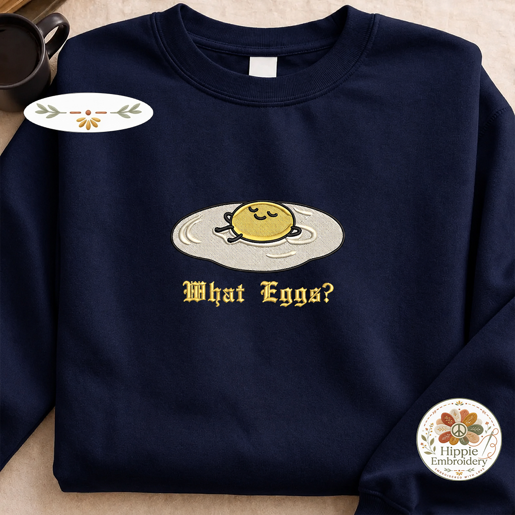 Custom Cat Name Embroidered Sweatshirt, Funny Fairy Kitten Crew