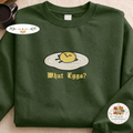 Custom Cat Name Embroidered Sweatshirt, Funny Fairy Kitten Crew