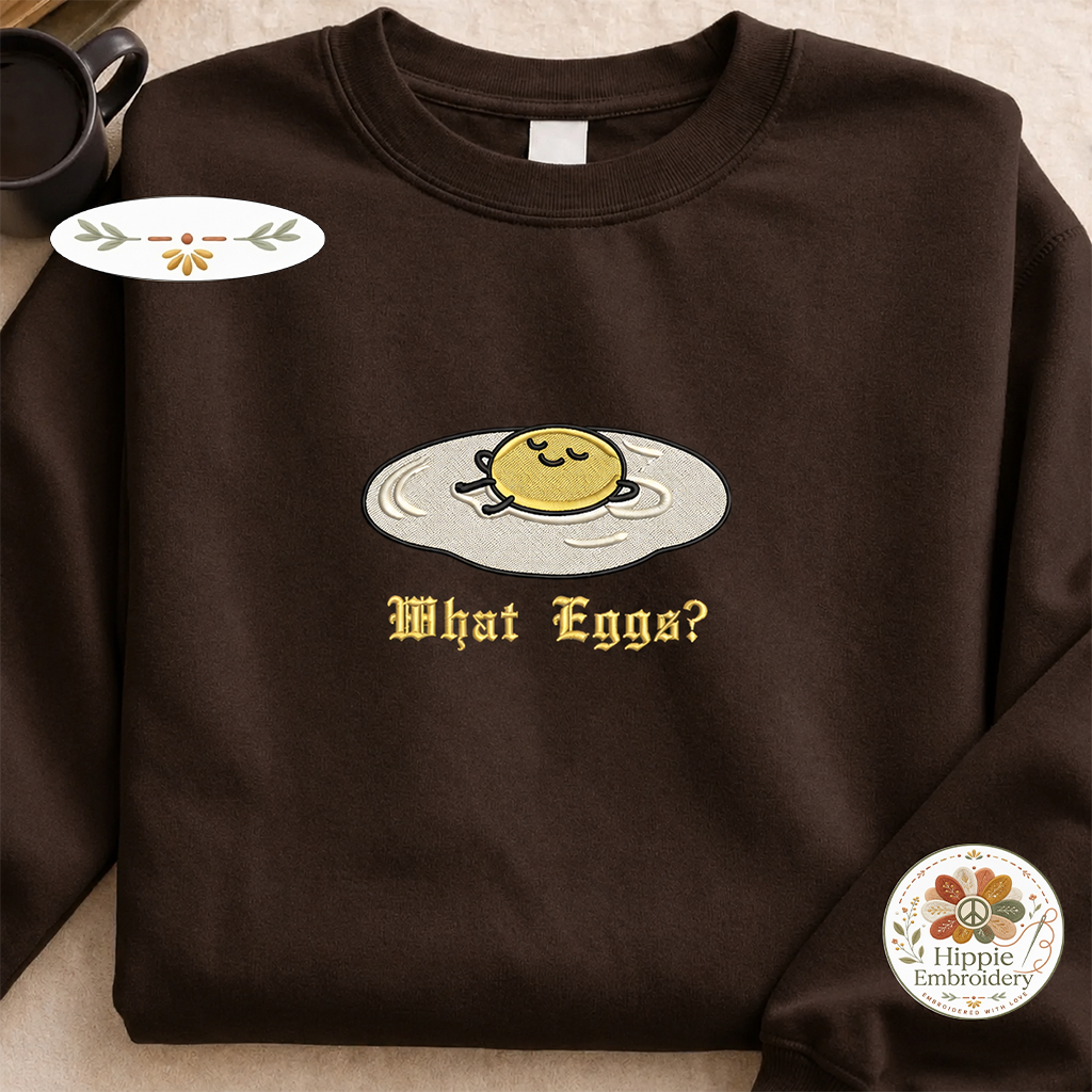 Custom Cat Name Embroidered Sweatshirt, Funny Fairy Kitten Crew