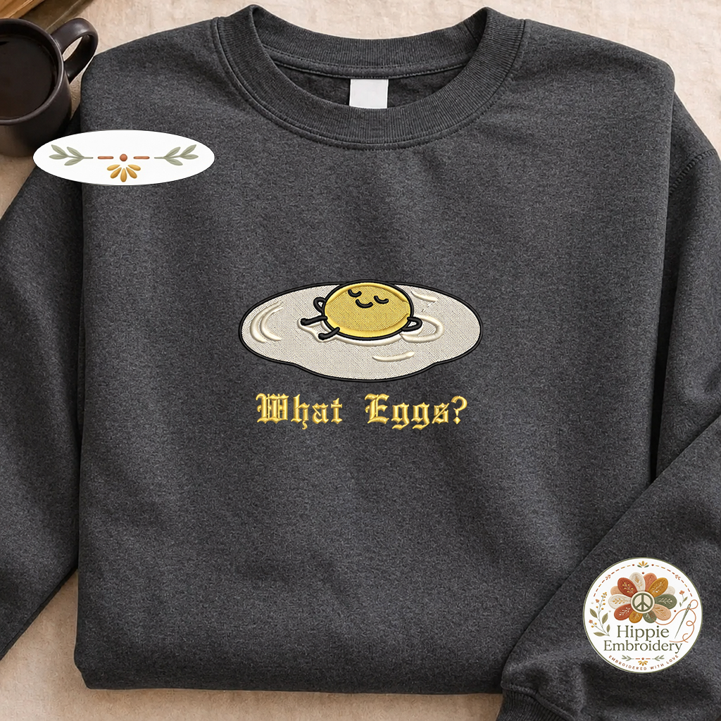 Custom Cat Name Embroidered Sweatshirt, Funny Fairy Kitten Crew