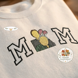 Custom Mom Portrait Embroidered Sweatshirt, New Mom Gift Top