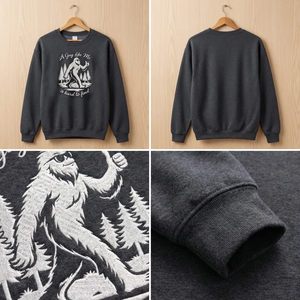 Embroidered A Guy Like Me Sweatshirt, Funny Bigfoot Top