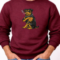 Embroidered Badass Rottweiler Sweatshirt, Tough Dog I Love Mom Shirt