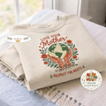 Embroidered Earth Day Floral Shirt, Love Your Mother Crewneck
