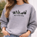 Embroidered Give Me The Money Cat Sweatshirt, Funny Robber Shirt