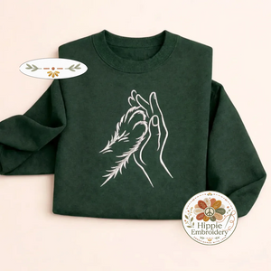 Embroidered Golden Retriever Sweatshirt, Patriotic USA Dog Shirt
