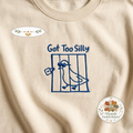 Embroidered Got Too Silly Pigeon Sweatshirt, Funny Meme Top