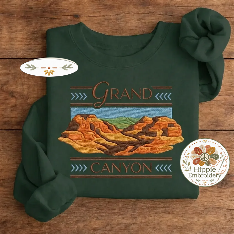 Embroidered Grand Canyon National Park Shirt, Arizona Nature Crew