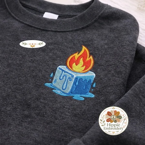 Embroidered Ice Melting Sweatshirt, Anti ICE Protest Top