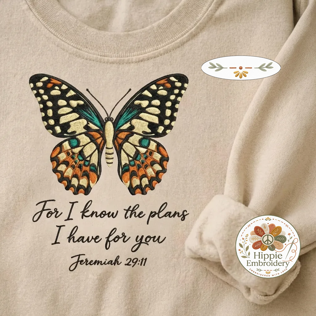 Embroidered Jeremiah 2911 Sweatshirt, Christian Faith Crewneck