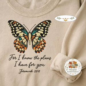 Embroidered Jeremiah 2911 Sweatshirt, Christian Faith Crewneck