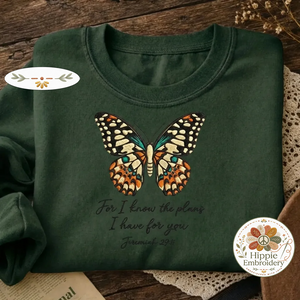 Embroidered Jeremiah 2911 Sweatshirt, Christian Faith Crewneck