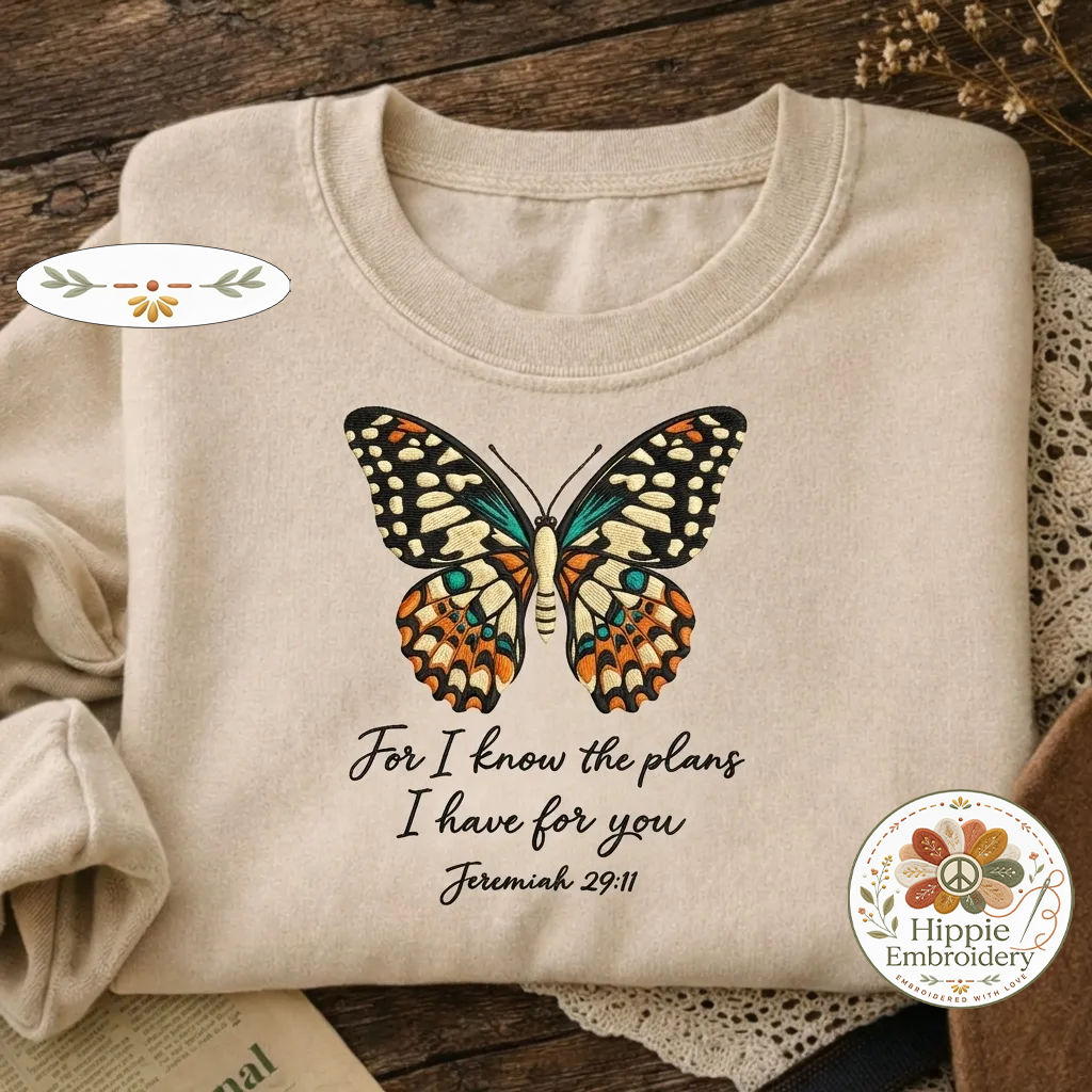 Embroidered Jeremiah 2911 Sweatshirt, Christian Faith Crewneck