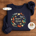 Embroidered Ocean Animal Shirt, Protect The Marine Wildlife Crew