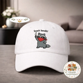 Embroidered Snack Bandit Raccoon Hat, Funny Food Lover Cap