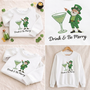 Embroidered St Patricks Day Sweatshirt, Irish Girl Top