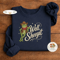 Embroidered Well Sheeyit Funny Cowboy Frog Sweatshirt, Southern Crew
