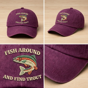 Fish Around And Find Trout Sweatshirt, Funny Fish Crewneck