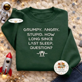 Grumpy Rocky Quote Embroidered Sweatshirt, Sci-Fi Bookish Shirt